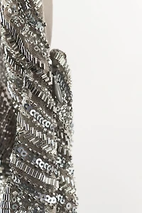 LONG EMBROIDERED DRESS