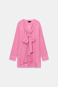 BLOUSE FLUIDE À NŒUDS ZW COLLECTION