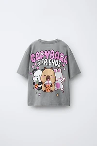 CAPYBARA CAPYFUN © WASHED EFFECT T-SHIRT