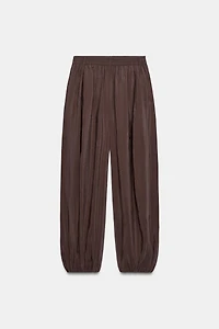 ELASTIC WAIST BALLOON PANTS