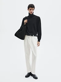 Darted wide-leg trousers - LIMITED