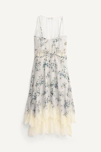 LIMITED EDITION RAMIE PRINTED DRESS