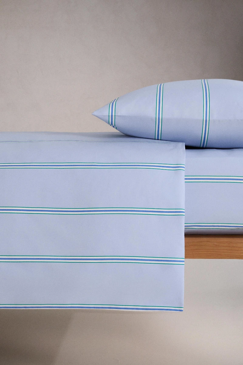 KIDS' STRIPED FITTED SHEET