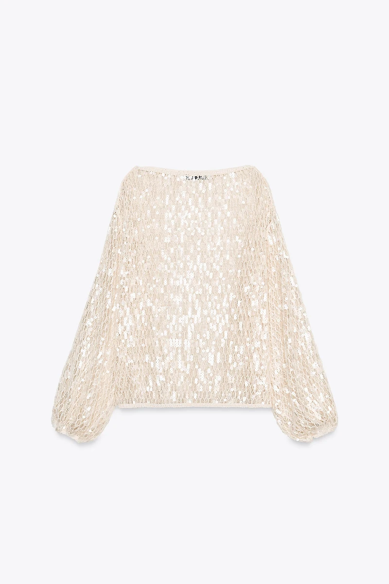 ZW COLLECTION SEQUIN TOP