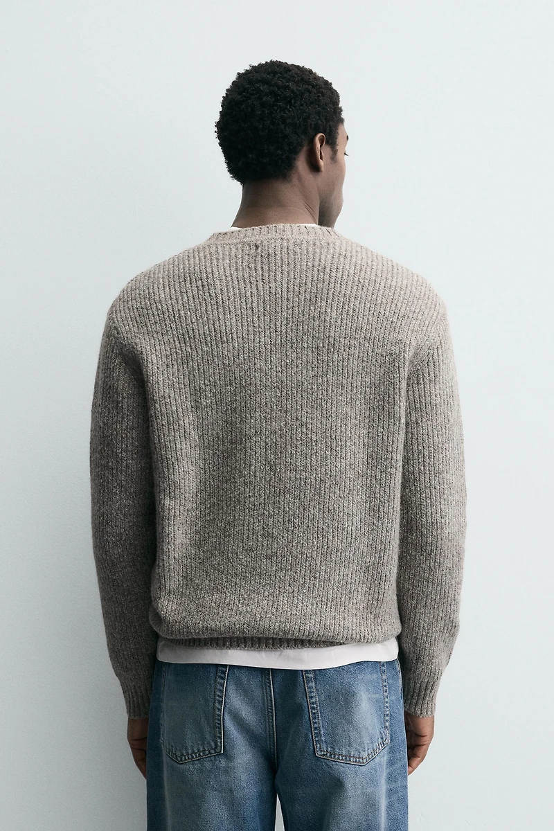PURL KNIT SWEATER
