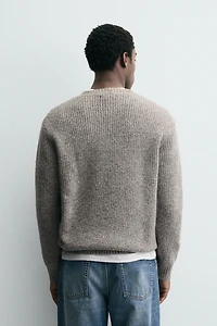PURL KNIT SWEATER