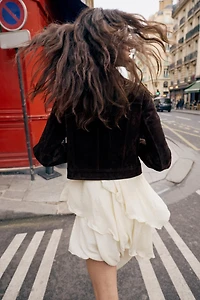 100% SUEDE LEATHER JACKET
