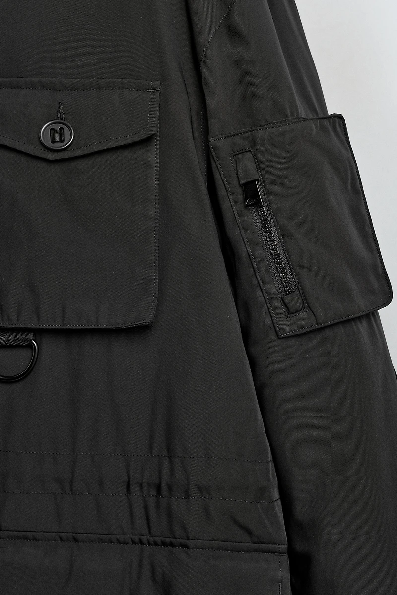 WATER REPELLENT PADDED TECHNICAL PARKA