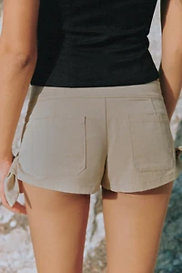 MINI SHORTS WITH SIDE TIES