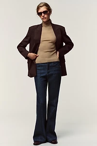 PULL AVEC LAINE À COL MONTANT