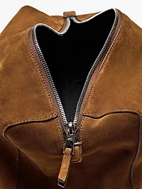 Sac west satchel en croûte de cuir