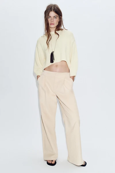 PULL COURT EN MAILLES