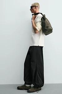 PANTALON PARACHUTE COUPE DÉCONTRACTÉE