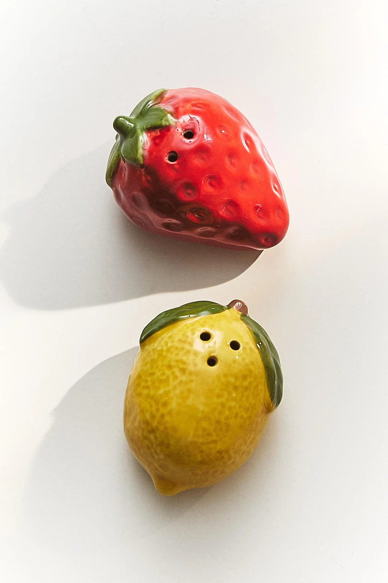 ENSEMBLE SALIÈRE ET POIVRIÈRE FRUITS
