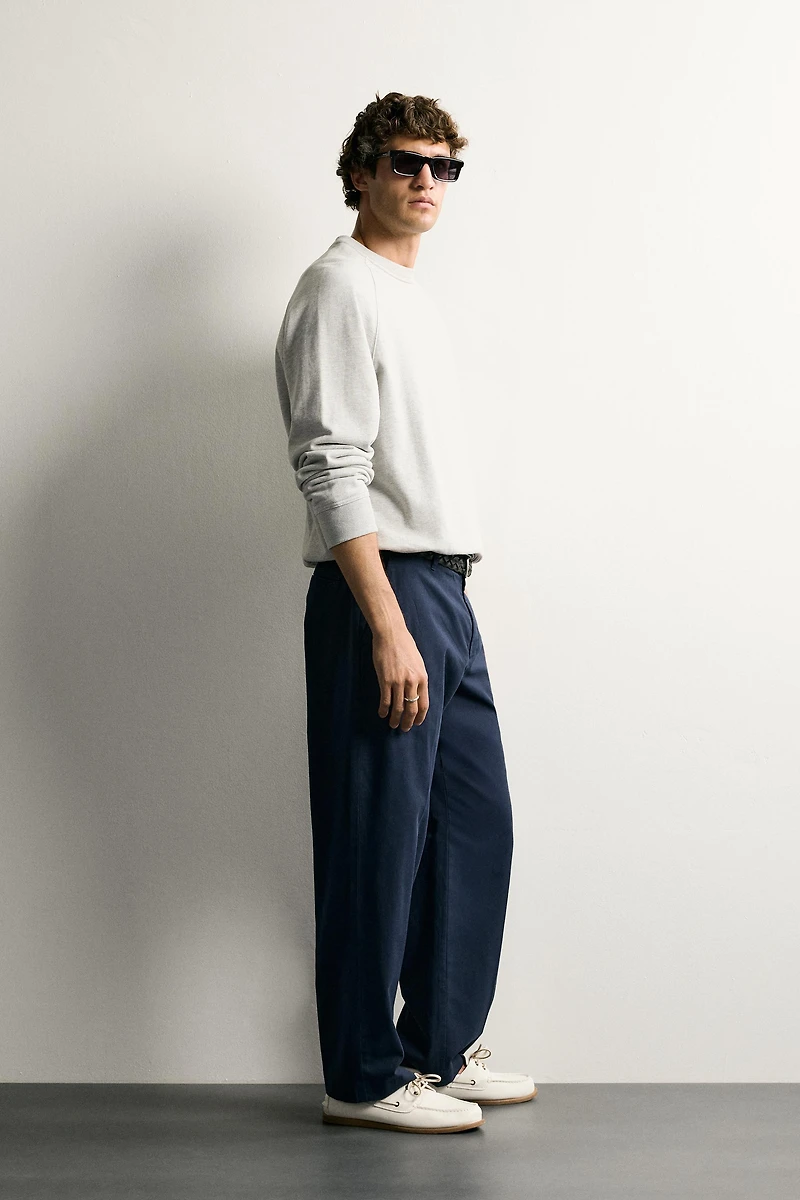 WASHED RELAXED FIT PANTS