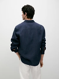 100% linen regular fit shirt
