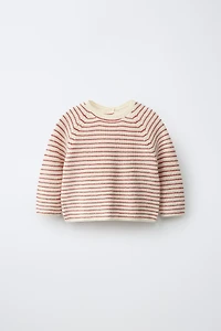 STRIPED KNIT JUMPER