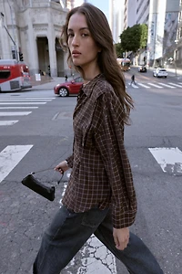 CHEMISE OVERSIZE À CARREAUX
