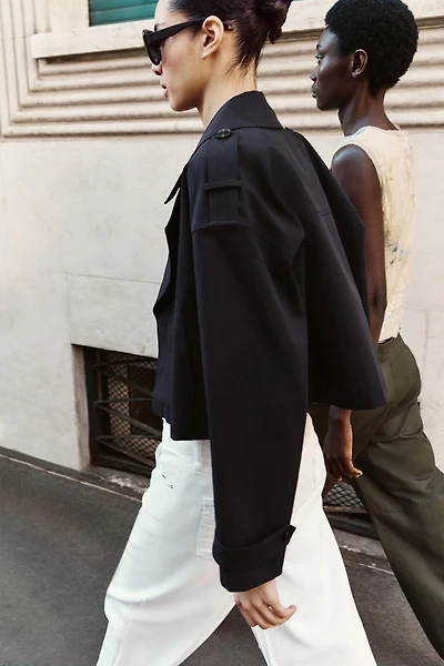 TRENCH CROISÉ COURT