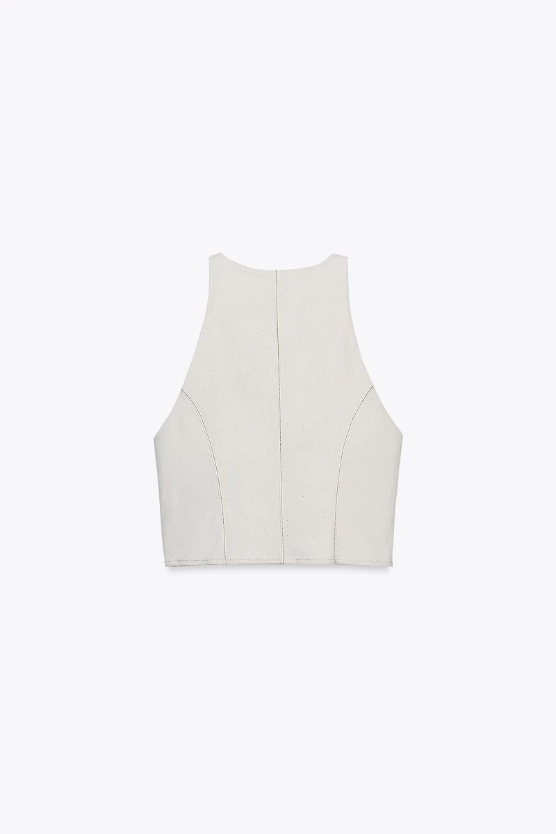 Z1975 SHORT DENIM VEST