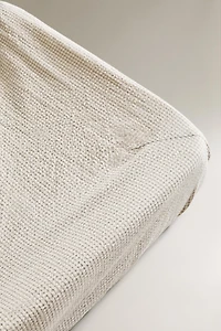 BABY GINGHAM CHANGING PAD COVER
