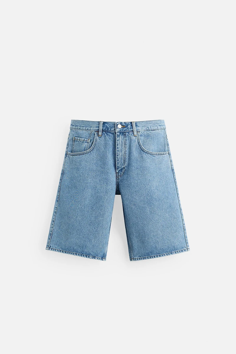 BERMUDA EN DENIM BAGGY FIT