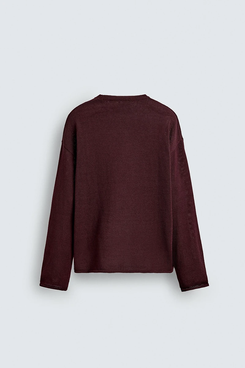 PULL STRUCTURÉ FINITIONS REVERS
