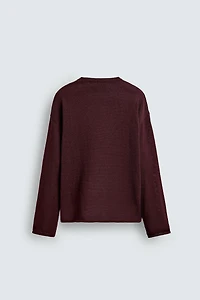 PULL STRUCTURÉ FINITIONS REVERS