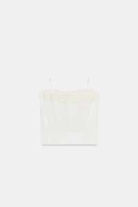 EMBROIDERED GAUZE CAMISOLE
