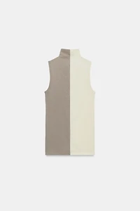 HALTER SLEEVELESS TOP
