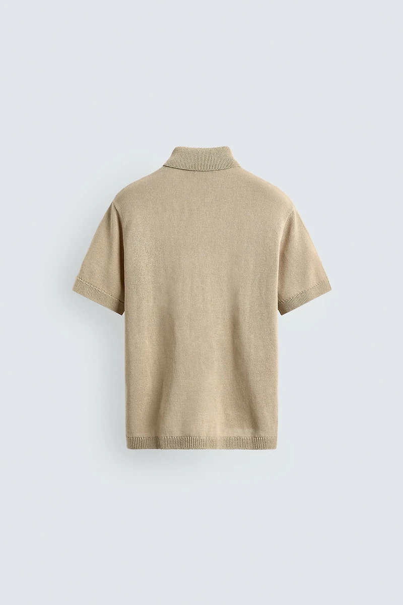 CHEMISE EN MAILLE COUPE DÉCONTRACTÉE