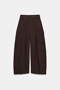 PANTALON CARGO À PINCES ZW COLLECTION