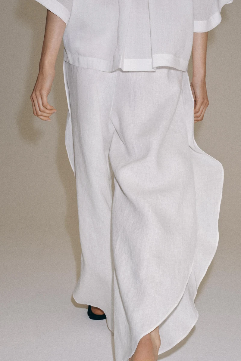PANTALON 100% LIN OUVERTURES ZW COLLECTION