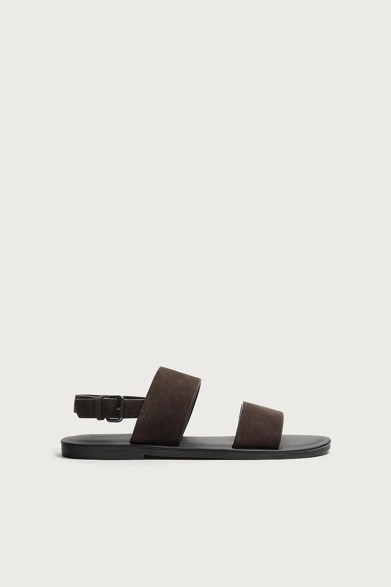 LEATHER STRAP SANDALS