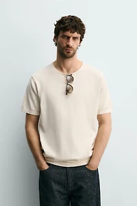 REGULAR FIT KNIT T-SHIRT