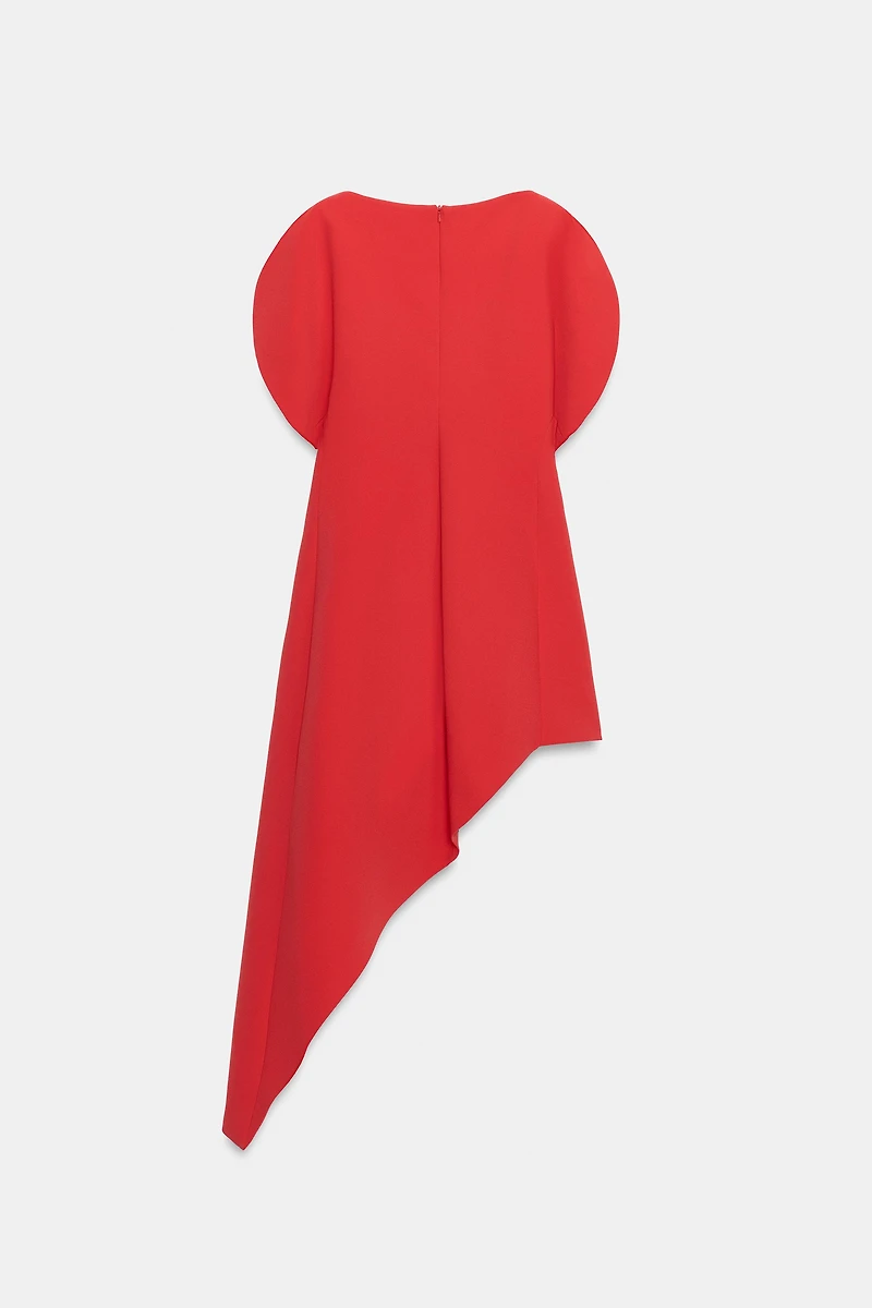 ZW COLLECTION ASYMMETRIC MIDI DRESS