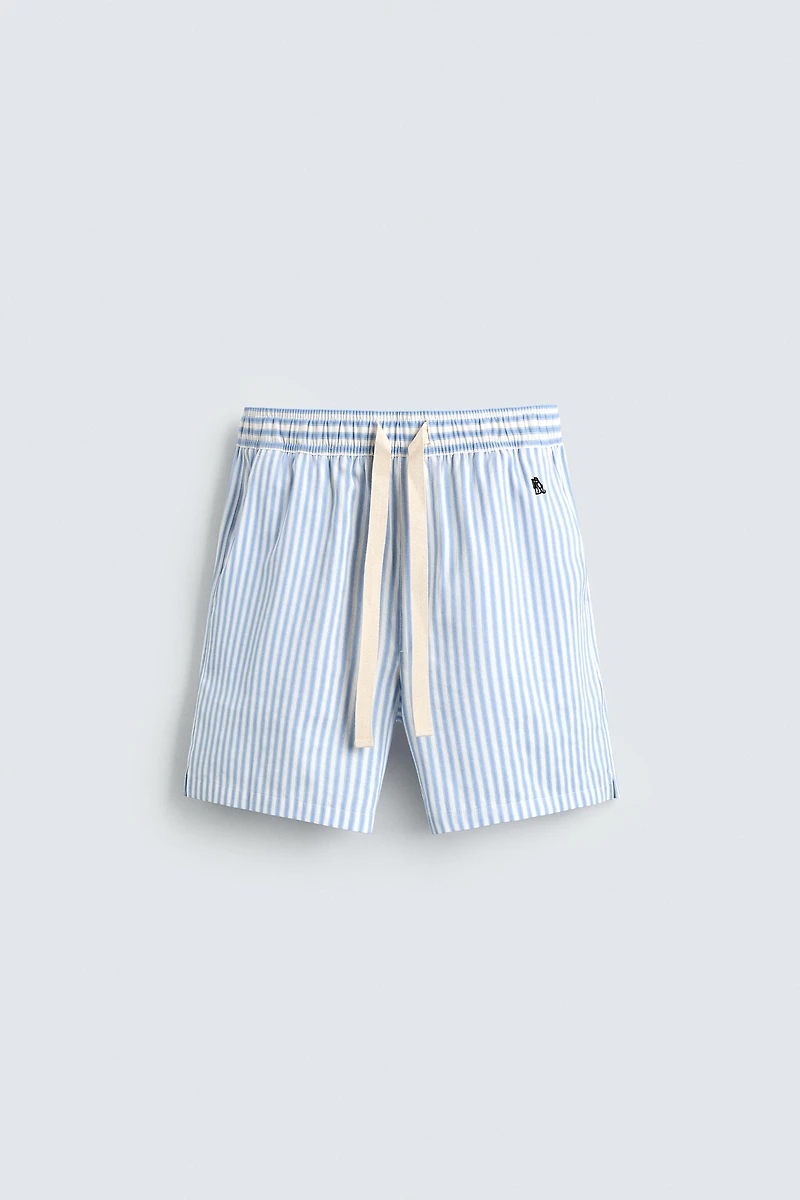 SHORT À RAYURES