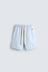 SHORT À RAYURES