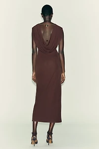 CHAIN OPEN BACK DRESS