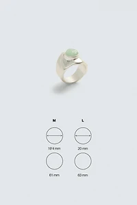 STONE SIGNET RING