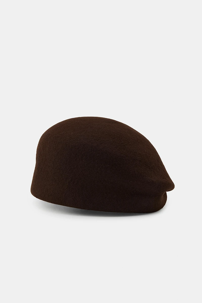 100% WOOL SKULLCAP