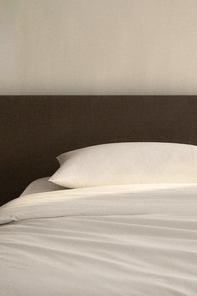 PERCALE COTTON DUVET COVER (200 THREAD COUNT)