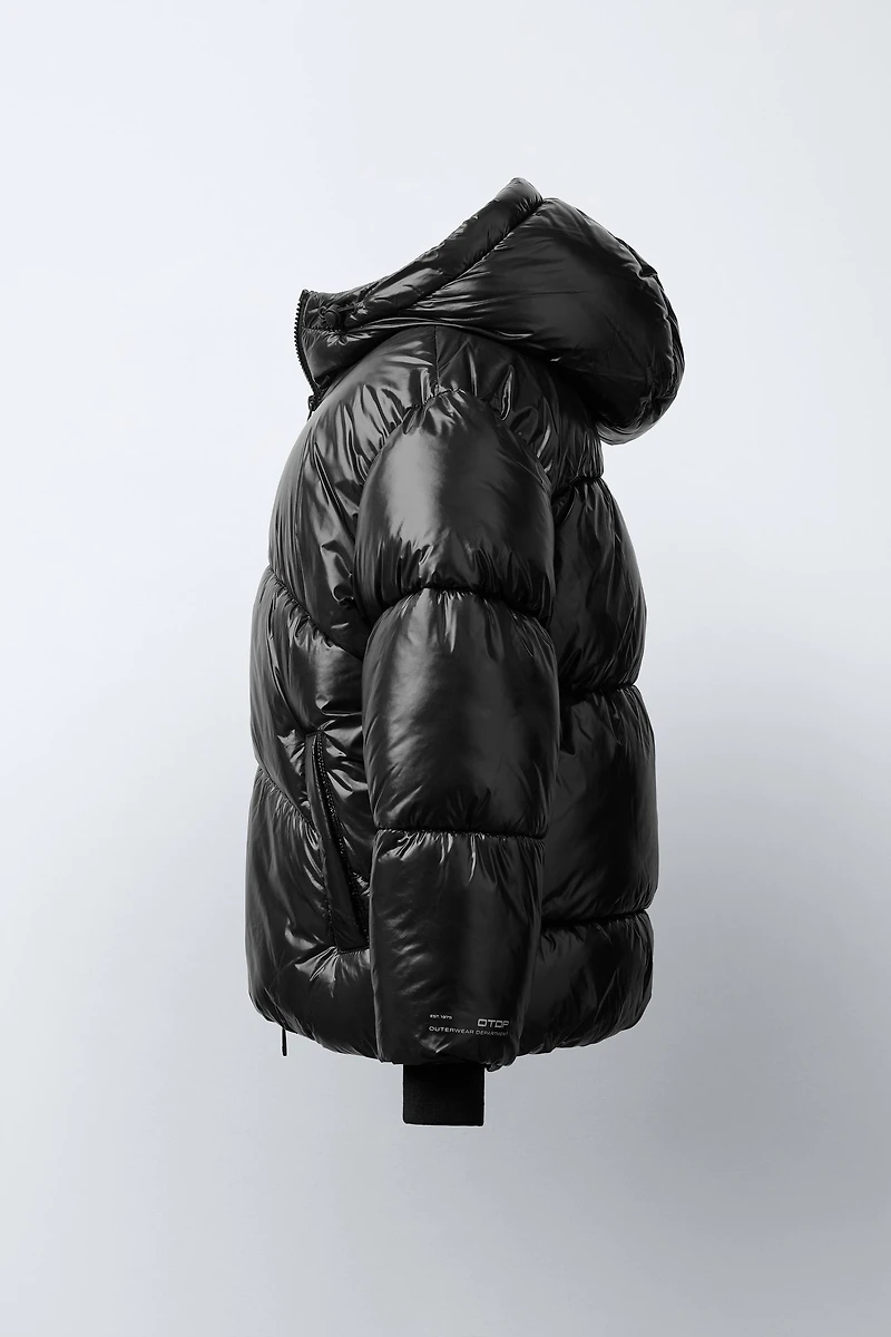 MANTEAU MATELASSÉ À CAPUCHE DÉPERLANT