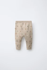 BEADED KNIT PANTS