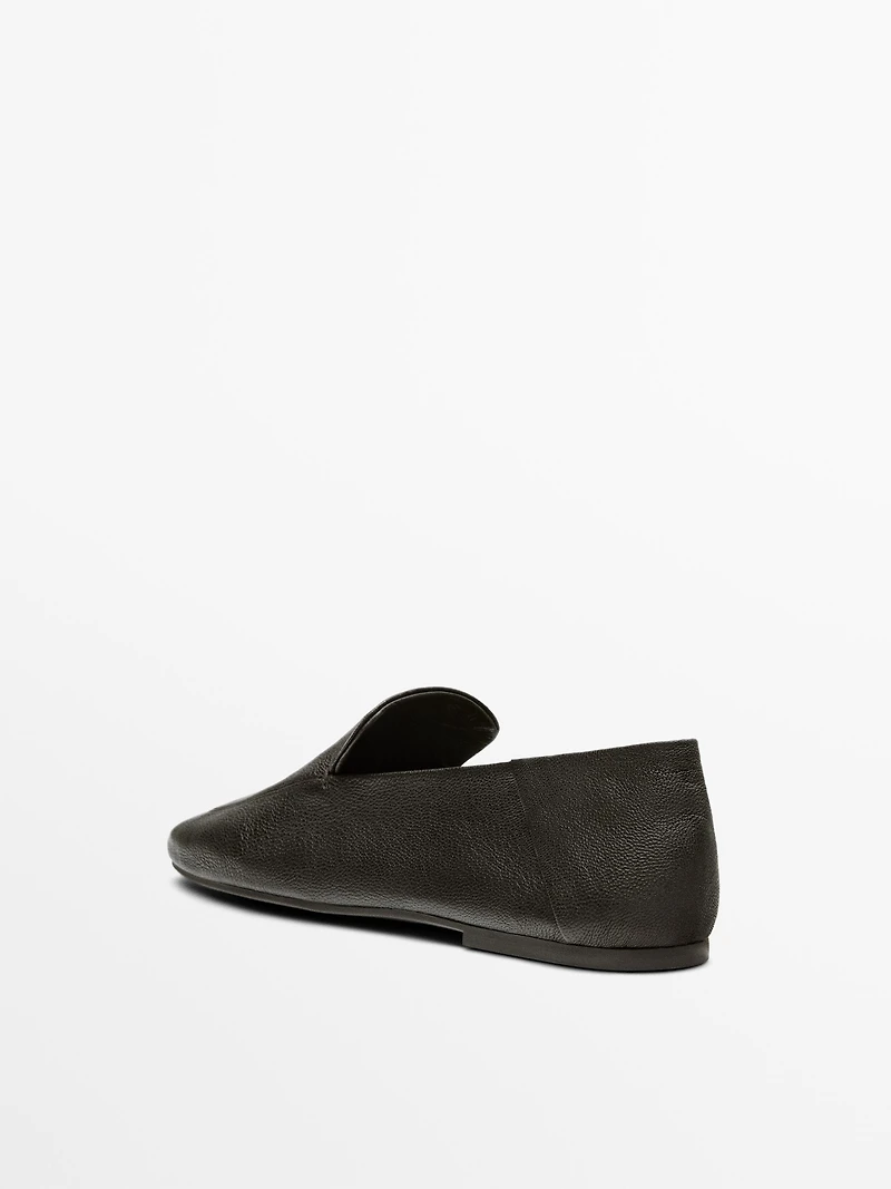 Mocassins souples en cuir