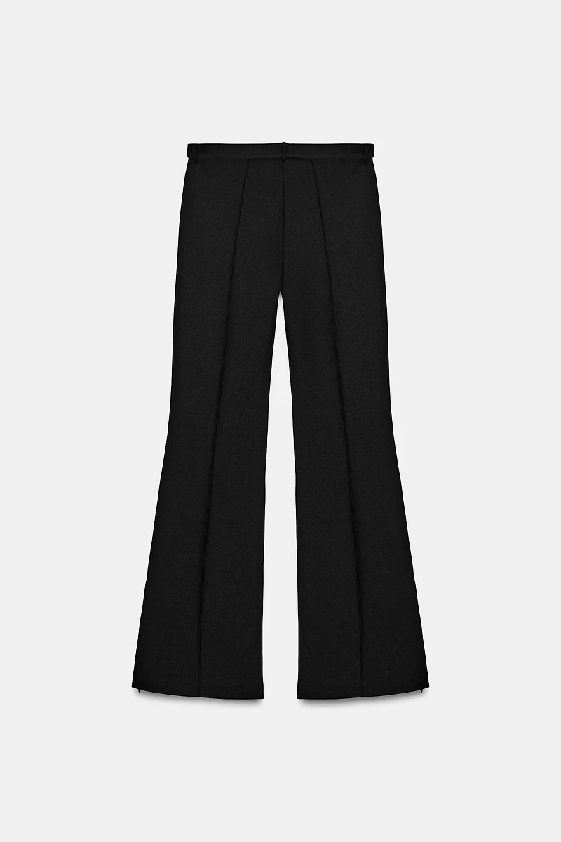 CREPE BELTED PANTS