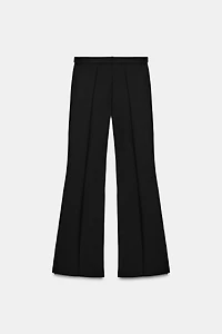 CREPE BELTED PANTS