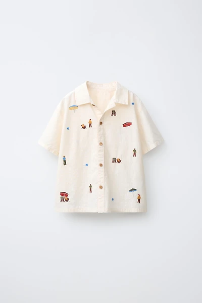 EMBROIDERED SHIRT