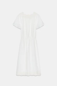 100% LINEN CROCHET DRESS ZW COLLECTION