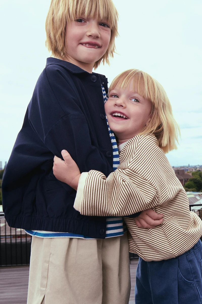 ZARA TIMELESS - FINE STRIPE SWEATSHIRT